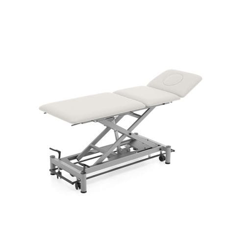 Mesa de exame para adulto - Safari Leopard S3 - Meden-Inmed - elétrica / dobrável / com rodízios