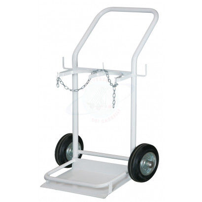 Carrinho para cilindro de gás - ART014AB - Carmeccanica S.r.l. - para hospital / de transporte / de 2 cilindros