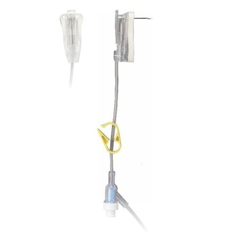 Agulha de injeção para cateter totalmente implantável - Gripper Plus™ - Smiths Medical Surgivet - de Huber / com dispositivo de segurança / 20G