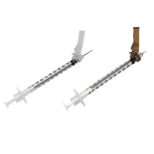 Seringa hipodérmica - 42638-TB	 - Smiths Medical Surgivet - 1 ml / com dispositivo de segurança / com agulha fixa