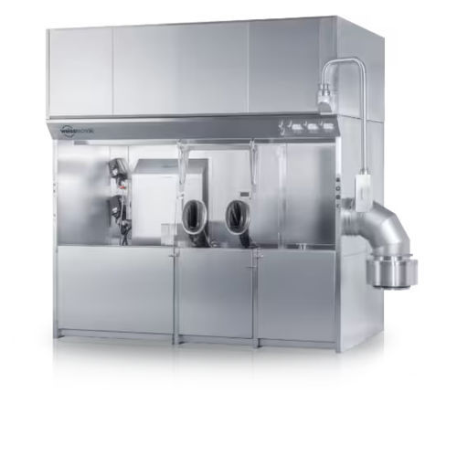 Capela estéril para a indústria farmacêutica - WIBObarrier - Weiss Technik - de pesagem / de amostragem / de contenção