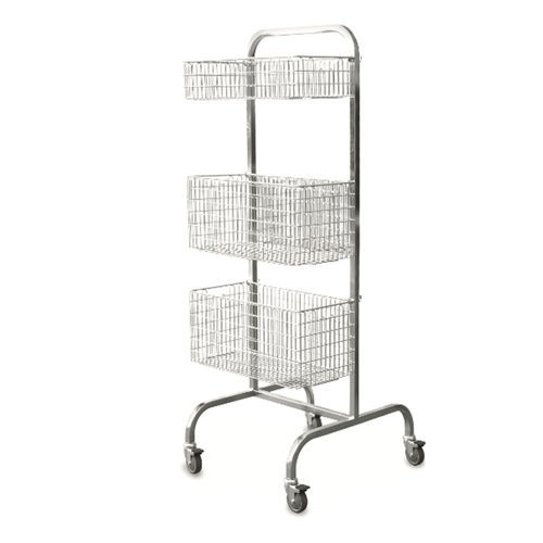 Carrinho hospitalar - ABO72 - Mis Medical - para uso geral / de transporte / em aço inoxidável