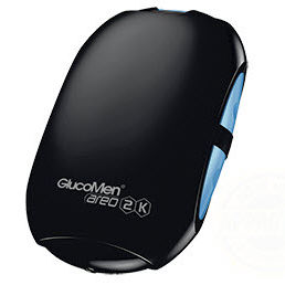 Medidor de glicose com conexão sem fio - GlucoMen areo 2K  - Menarini Diagnostics - sem código