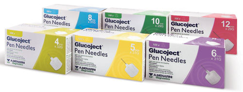 Agulha de insulina - Glucoject® - Menarini Diagnostics - para caneta