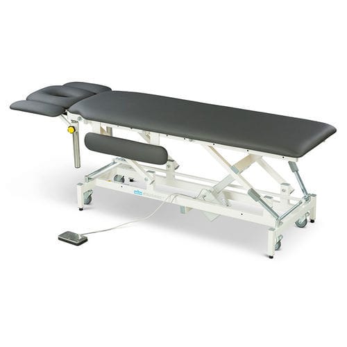 Mesa de massagem elétrica - Delta Standard DS4 - Lojer - com rodízios / com encosto regulável / com apoio de cabeça