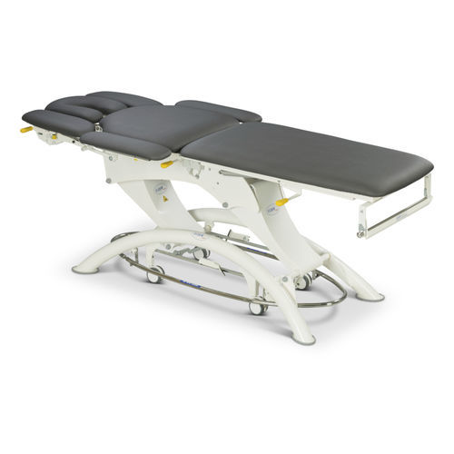 Mesa de massagem elétrica - Capre F - Lojer - hidráulica / com rodízios / com apoio de cabeça