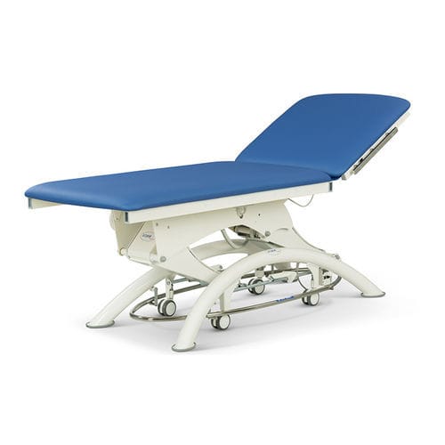 Mesa de exame elétrica - Capre EX2 - Lojer - com encosto regulável