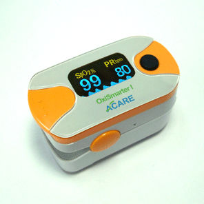 Oxímetro de pulso para dedo - OxiSmarter I - Acare - médico-hospitalar / a bateria / sem fio