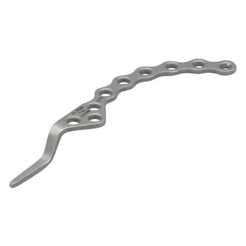 Placa de compressão óssea para clavícula - A26009 series - Aysam Orthopaedics - bloqueada / metálica