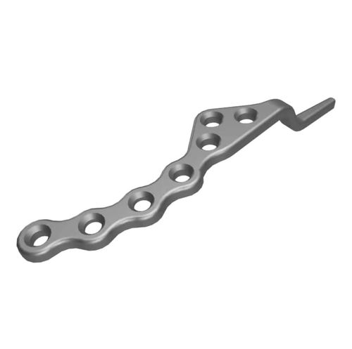 Placa de compressão óssea para clavícula - A526 series - Aysam Orthopaedics - não bloqueada / metálica