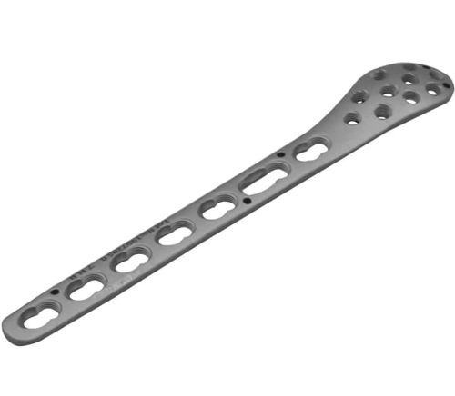 Placa de compressão óssea para fíbula - A143 series - Aysam Orthopaedics - distal / bloqueada / metálica
