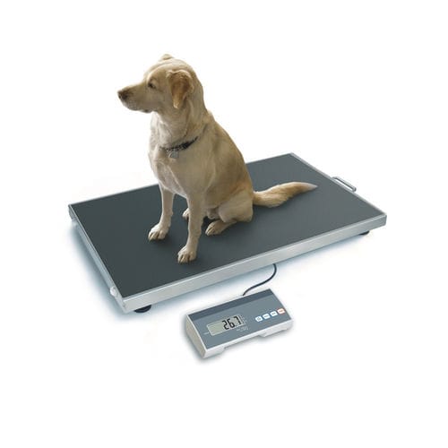 Balança veterinária eletrônica - VWS 0505 - Bosche GmbH & Co.KG - para animais pequenos / plataforma / com display LCD