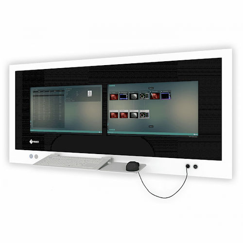 Estação de trabalho informática para cirurgia - CuratOR® SP2-24-24 - EIZO GmbH - de parede / modular / à prova de água
