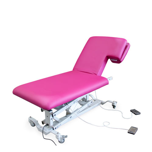 Mesa de exame para ecocardiografia - Pro-Lift - Athlegen - pneumática / com encosto regulável / ergonômica