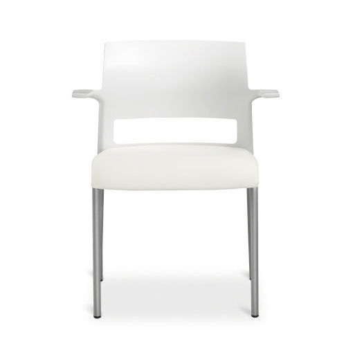 Cadeira de escritório para sala de espera - Move - Nurture - Steelcase - com braços / empilhável
