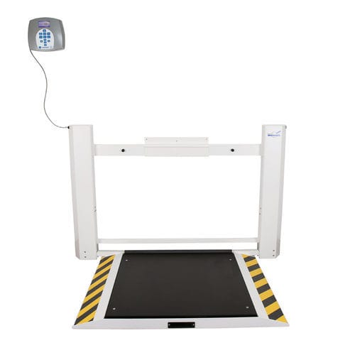 Sistema de pesagem eletrônico - 2900KL-AM - Health O meter Professional - para cadeiras de rodas / plataforma / com display LCD