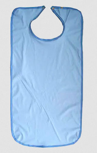 Babador hospitalar reutilizável - SANIPLUS BIELASTIC Ref. 01340 - Goflor® - para adulto / azul