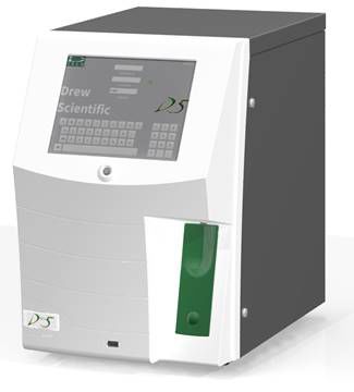 Analisador hematológico automático - D5 - Drew Scientific - compacto / 28 parâmetros / com diferencial de 5 partes