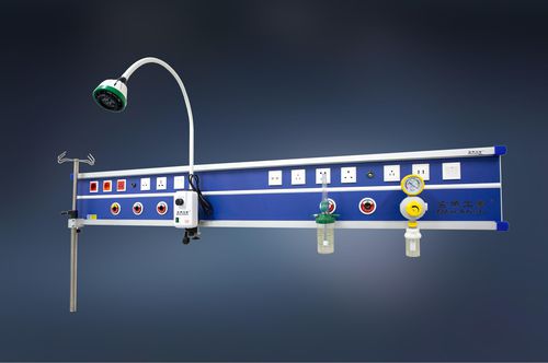 Régua de gases medicinais horizontal - BFB - BLACKFISH INDUSTRIES (SHANGHAI) CO.,LTD - de parede / com iluminação