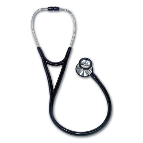 Estetoscópio cardiológico - 2730 - W.A. Baum - duplo / em aço inoxidável