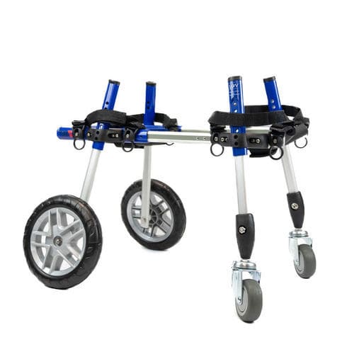 Cadeira de rodas veterinária para cães - Walkin’ Wheels Full Support/4-Wheel SMALL - Walkin' Pets