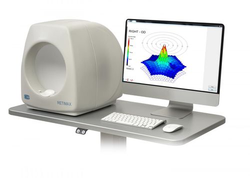 Eletrorretinógrafo com eletrooculografia - RETIMAX - CSO - Costruzione Strumenti Oftalmici - com monitoramento dos potenciais evocados