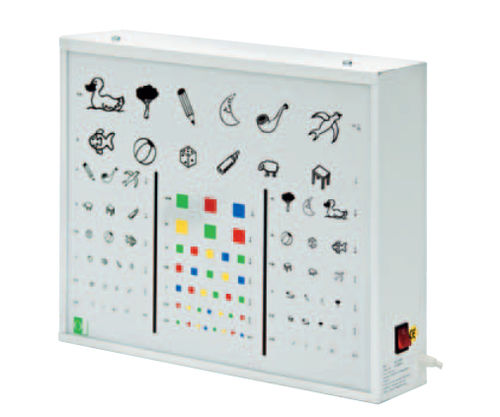Tabela de optótipos retroiluminada - NO.15.000A, NO.15.000N - Orla Equipamientos Clínicos
