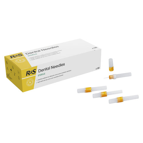 Agulha de anestesia dentária - 208 series - R&S - estéril / com dispositivo de segurança / 27G