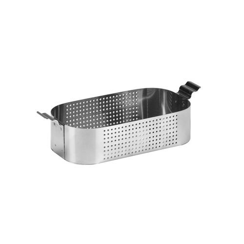 Cesto para instrumentos odontológicos - 106-070 - R&S - em aço inoxidável / perfurado