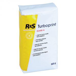 Material dentário de alginato - Turboprint CLASS A - R&S - para moldeira de impressão