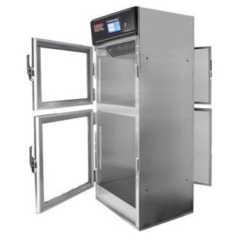 Armário aquecedor - DSW-2AE-PT - Continental Metal Products - de transferência / para hospital / com prateleiras