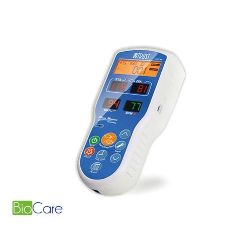 Medidor digital de pressão arterial automático - vTrust 701DH - BioCARE Corporation - com braçadeira para adulto