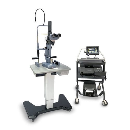 Laser para fotocoagulação retiniana - LIGHTLas 577 Integrated System  - LIGHTMED Corporation - para trabeculoplastia / cristalino / de mesa