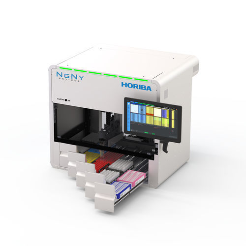 Estação de trabalho de laboratório pós-analítica - Cube ST - HORIBA - para triagem de tubos