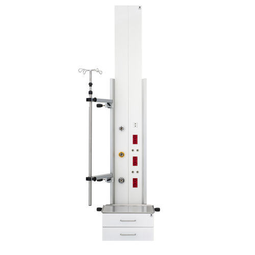 Régua de gases medicinais de parede - NXT300-PROFILE - CASALUCI - vertical / para serviço de cuidados intensivos