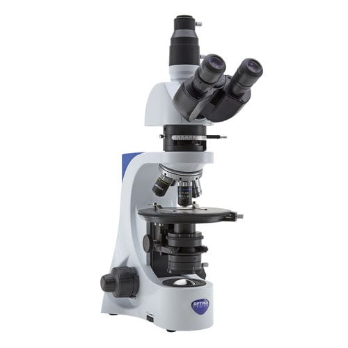 Microscópio óptico - B-383POL - Optika Italy - de laboratório / vertical / trinocular