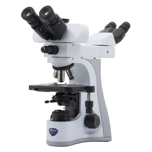 Microscópio óptico - B-510-2F - Optika Italy - de laboratório / para a pesquisa sobre materiais / para a indústria farmacêutica