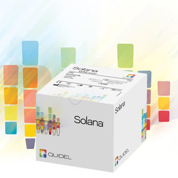 Kit de teste de química clínica - SOLANA™ GAS - Quidel - de estreptococos do grupo A / clínico / para esfregaço da garganta