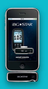 Aplicativo para iOS de gestão de diabetes - iBGStar® - Sanofi Diabetes - médico-hospitalar