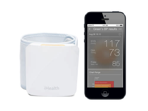 Medidor digital de pressão arterial automático - BP7 - iHealth - de punho / com conexão sem fio / compatível com iOS