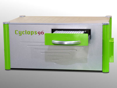 Leitor de microplacas de imunohematologia - Cyclops 96 - GSG Robotix