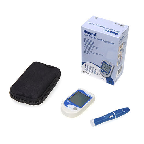 Medidor de glicose com lancetador - BGM-60 - Romed Holland