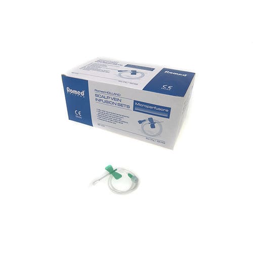 Kit de infusão epicraniana - 18G - Romed Holland