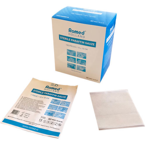 Compressa de gaze estéril - PARAF-10X10-PP - Romed Holland