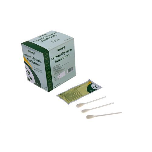 Swab para higiene dentária - LSWAB-250 - Romed Holland - oral / caixa de 25 unid.