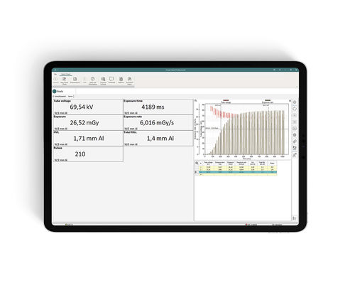 Software para radiologia - Ocean Next™  - RTI Group - para controle de qualidade / de calibração de doses / de rastreabilidade