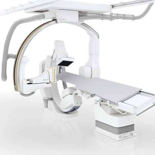 Sistema de fluoroscopia digital - Alphenix Biplane - Canon Medical System U.S.A - para fluoroscopia craniana / com intensificador de imagem fixado no teto / de teto