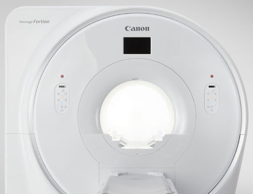 Equipamento de ressonância magnética para tomografia de corpo inteiro - Vantage Fortian  - Canon Medical System U.S.A - de alto campo