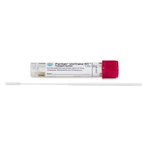 Swab para vírus - UniTranz-RT® - Puritan Medical Products - de clamídia / de micoplasma / com meio de transporte