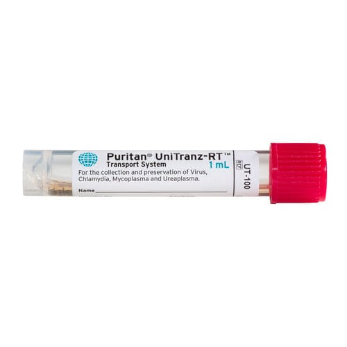 Swab de clamídia - UniTranz-RT® - Puritan Medical Products - de micoplasma / com meio de transporte / caixa de 50 unid.